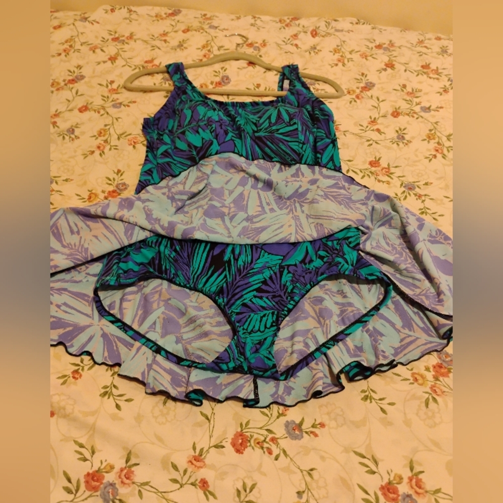 MAXINE OF HOLLYWOOD AZUL SWIMDRESS SIZE 16W - Picture 7 of 13